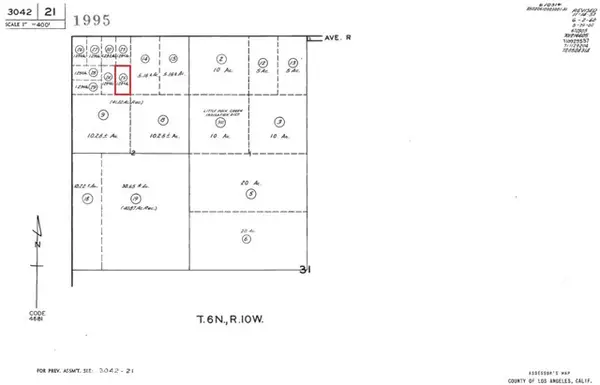0 E Avenue R Avenue, Littlerock (also Little Rock), CA 93543