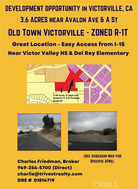 0 Avalon Ave & A St & Allen/3rd/forrest, Victorville, CA 92395