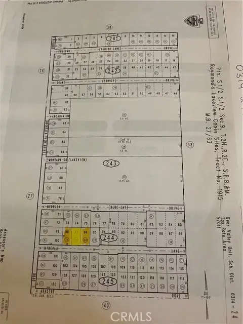 0 Mineola Lane Lane, Big Bear City, CA 92314