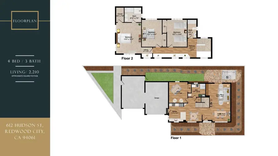 612 Hudson Street, Redwood City, CA 94061 - #3