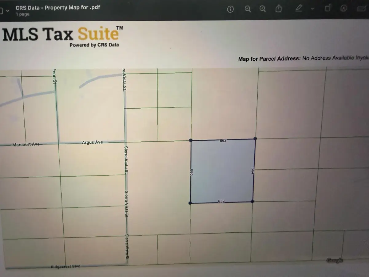 0 Argus Avenue, Inyokern, CA 93527 - #1