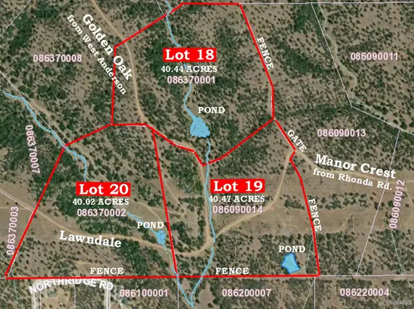 120 ACRES Golden Oak/lawndale, Cottonwood, CA 96022