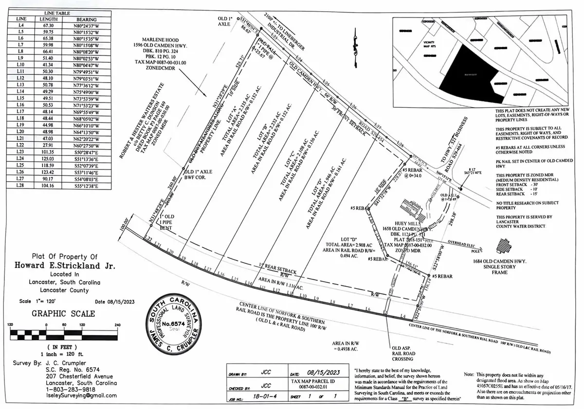 11.53 acres Old Camden Highway, Lancaster, SC 29720 - Image #1