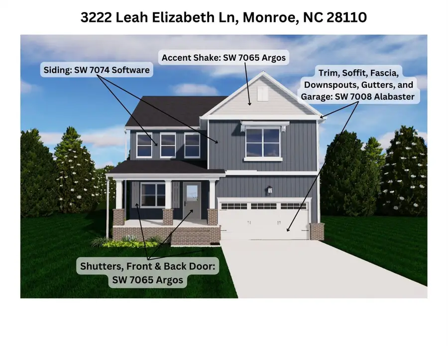 3222 Leah Elizabeth Lane, Monroe, NC 28110 - #3