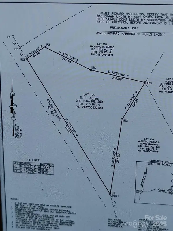 Lot 109 Riverbluff Lane, Lilesville, NC 28091
