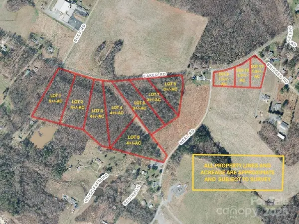 5+/-AC LOT 1 Eaker Road, Kings Mountain, NC 28086