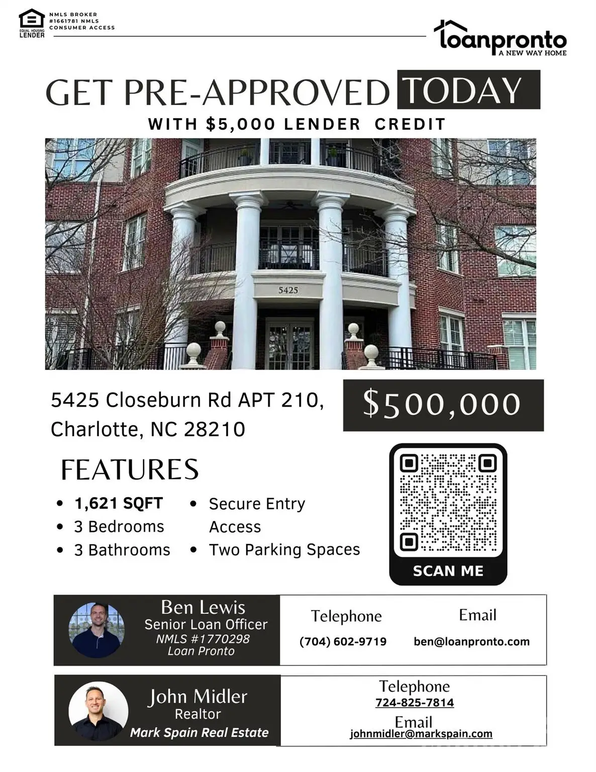 5425 Closeburn Road #210, Charlotte, NC 28210 - #1