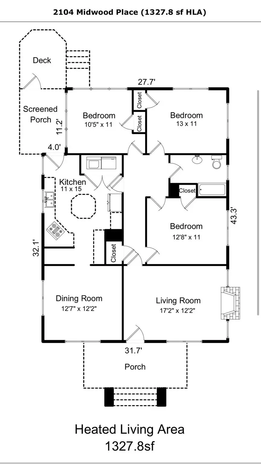 2104 Midwood Place, Charlotte, NC 28205 - #3