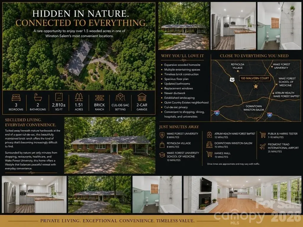 100 Malvern Court, Winston Salem, NC 27106 - #1