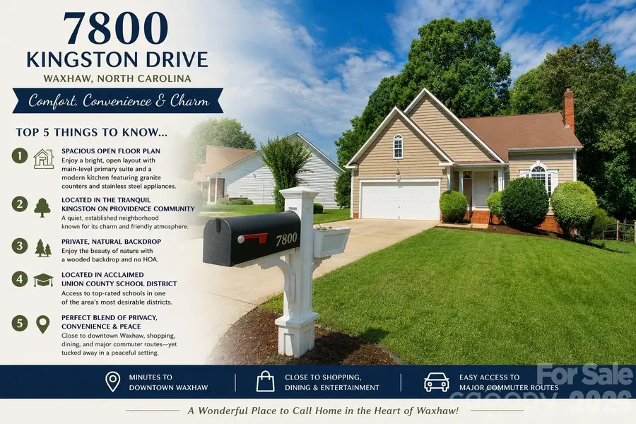7800 Kingston Drive, Waxhaw, NC 28173 - #2