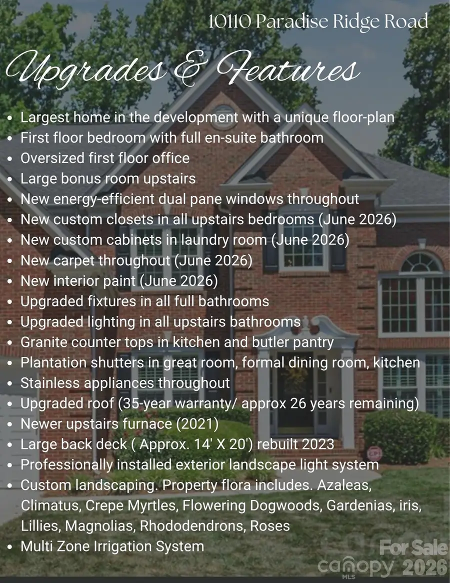 10110 Paradise Ridge Road, Charlotte, NC 28277 - #2
