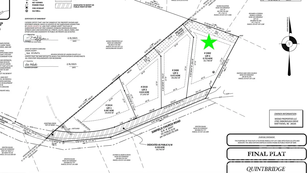 2402 Simfield Church Road, Matthews, NC 28105 - #1