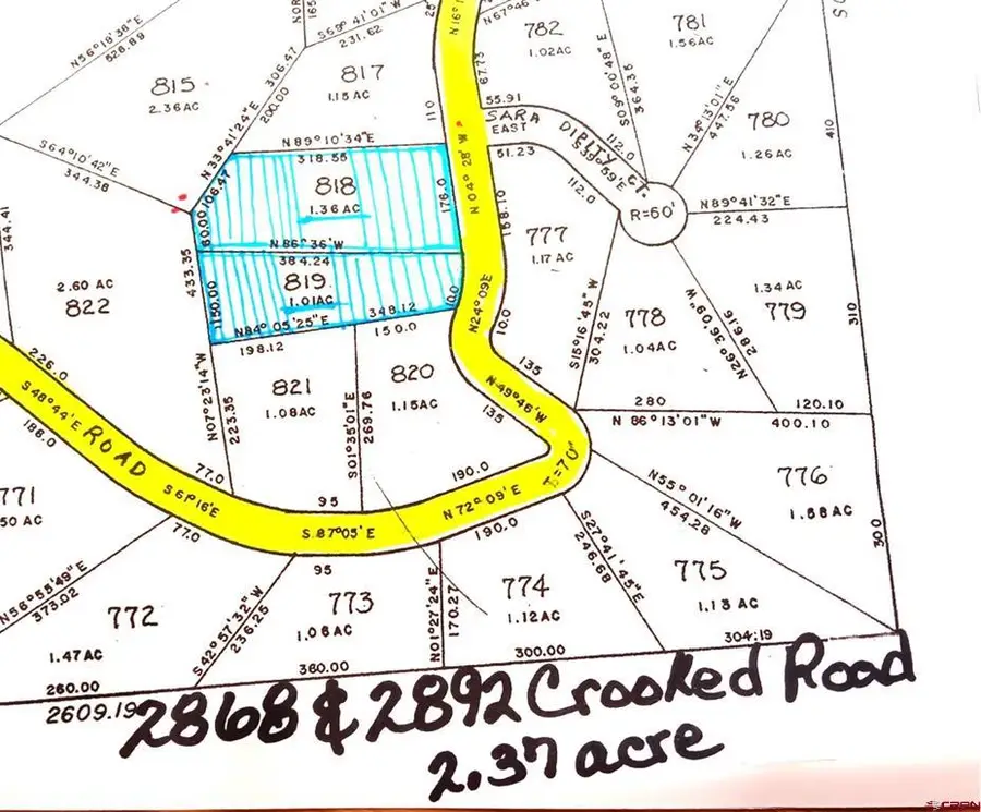 2868/2892 Crooked Road, Pagosa Springs, CO 81147 - #2