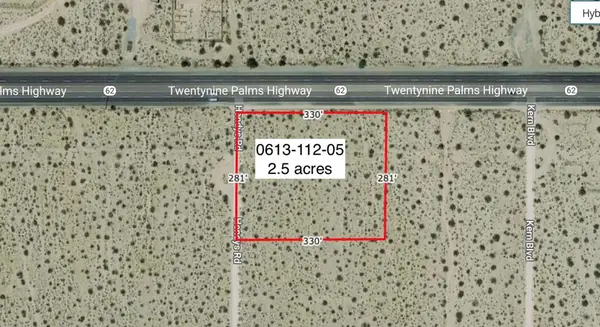 2 Acres On Hwy 62 Near Hendy's Road, 29 Palms, CA 92277