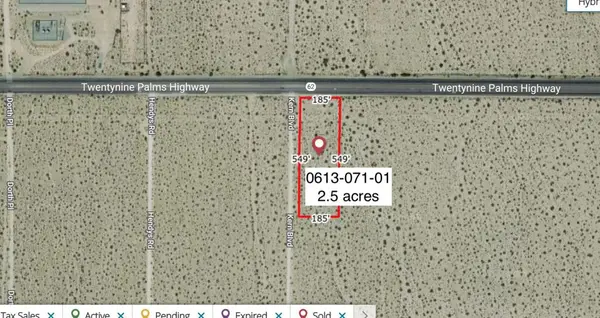 2 Acres On Hwy 62 Near Kern Boulevard, 29 Palms, CA 92277