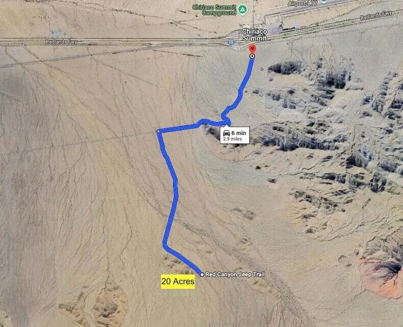 20 Ac Red Canyon Jeep Trail, Indio, CA 92201 - Image #2