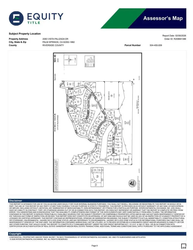 2083 Vista Palizada Drive, Palm Springs, CA 92262 - Image #2