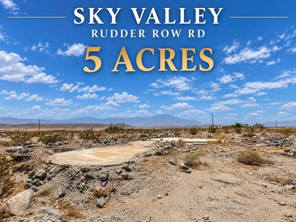 0 Rudder Row Road, Sky Valley, CA 92241 - #1