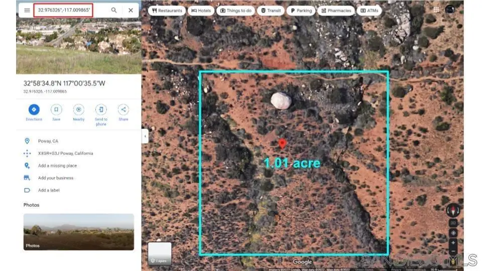 0 Twin Peaks Road, Poway, CA 92064 - Image #1