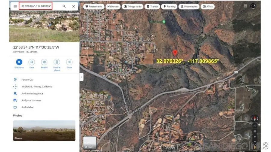 0 Twin Peaks Road, Poway, CA 92064 - Image #2