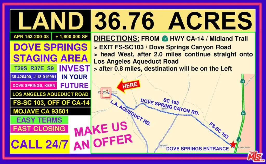 1 Los Angeles Aqueduct Road, Mojave, CA 93501 - Image #1