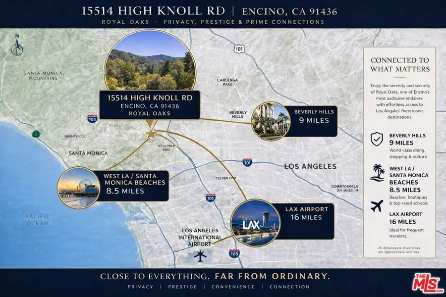15514 High Knoll Road, Encino, CA 91436 - #2