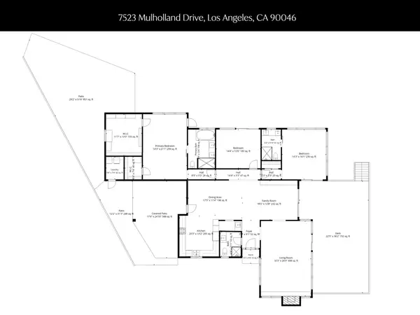 7523 Mulholland Drive, Los Angeles, CA 90046