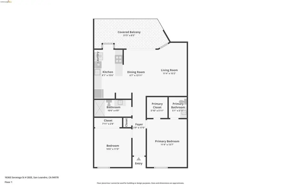 16363 Saratoga St #202E, San Leandro, CA 94578 - #2