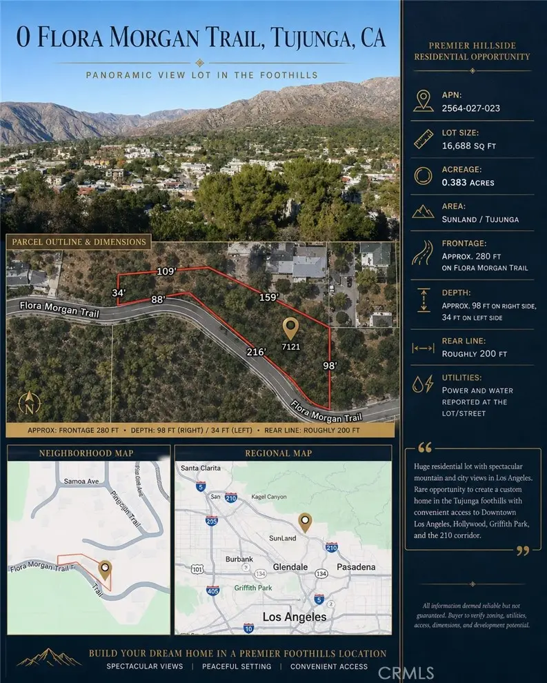 0 Flora Morgan Trail, Tujunga, CA 91042 - #1
