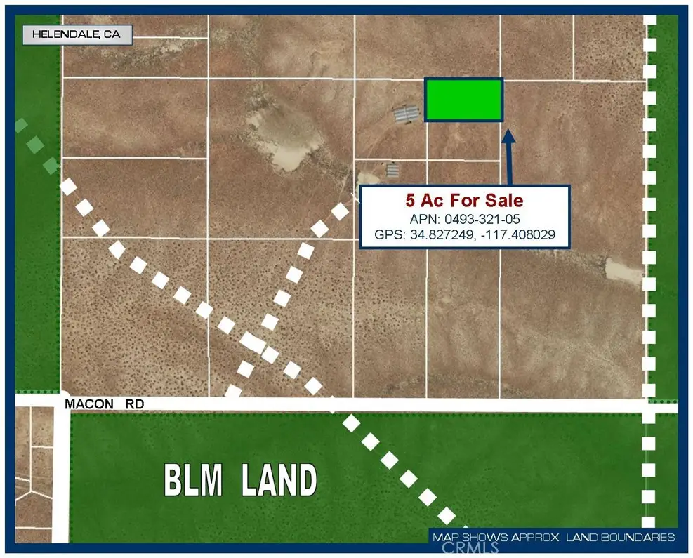 0 5 Ac Near Macon Rd, Helendale, CA 92342 - Image #1