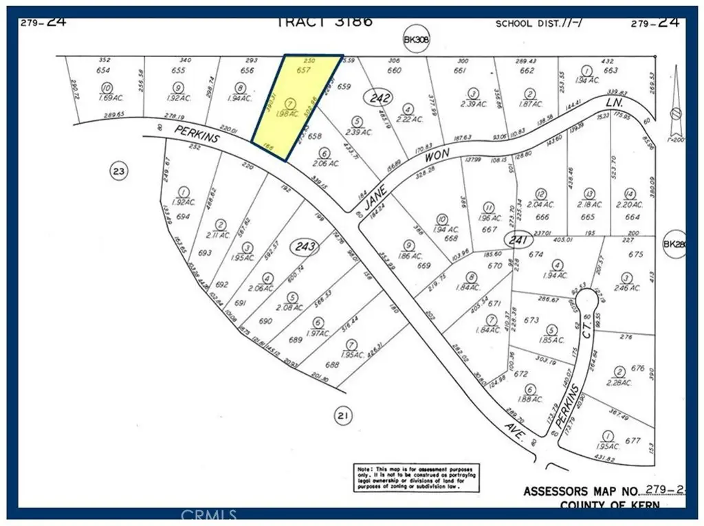657 LOT Perkins Avenue, California City, CA 93505 - #1