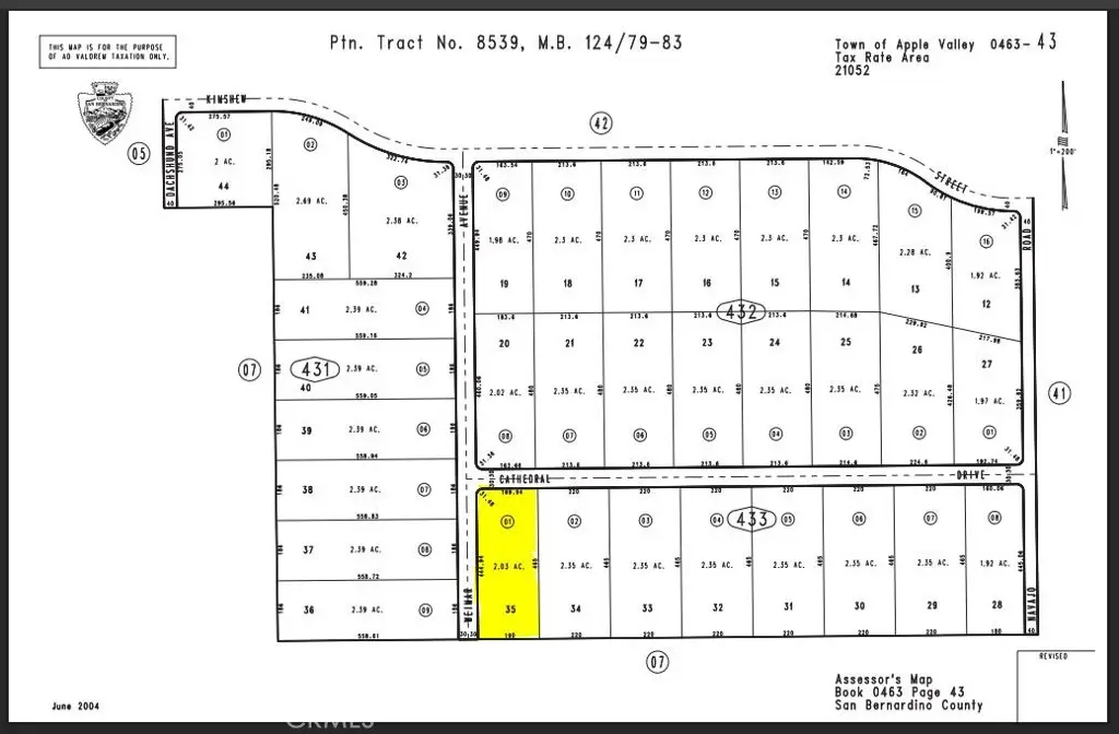 0 Cathedral Parcel #0463-433-01 Drive, Apple Valley, CA 92308 - #1