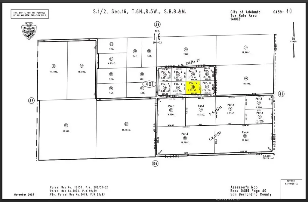 0 Avalon Parcel #0459-401-30 Avenue, Adelanto, CA 92301 - Image #1