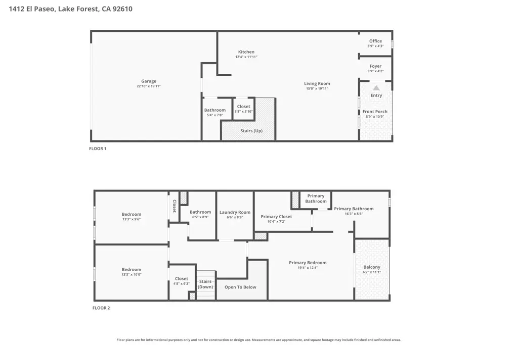 1412 El Paseo, Lake Forest, CA 92610 - #1