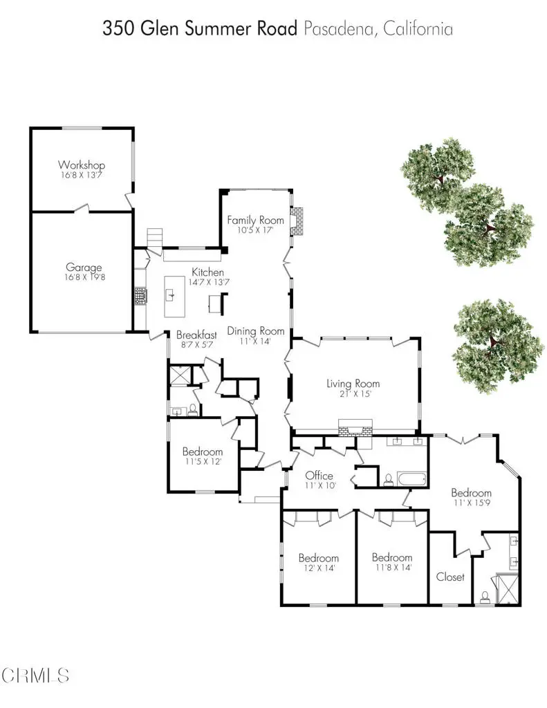 350 Glen Summer Road, Pasadena, CA 91105 - #2