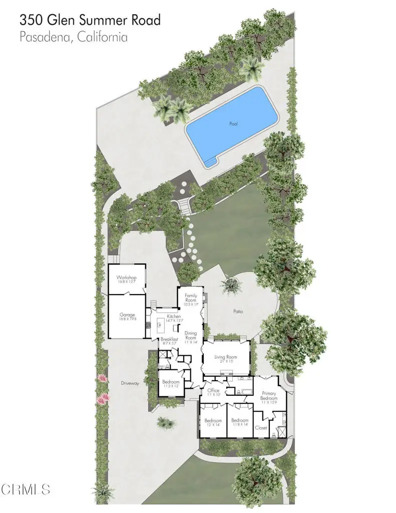 350 Glen Summer Road, Pasadena, CA 91105 - #3
