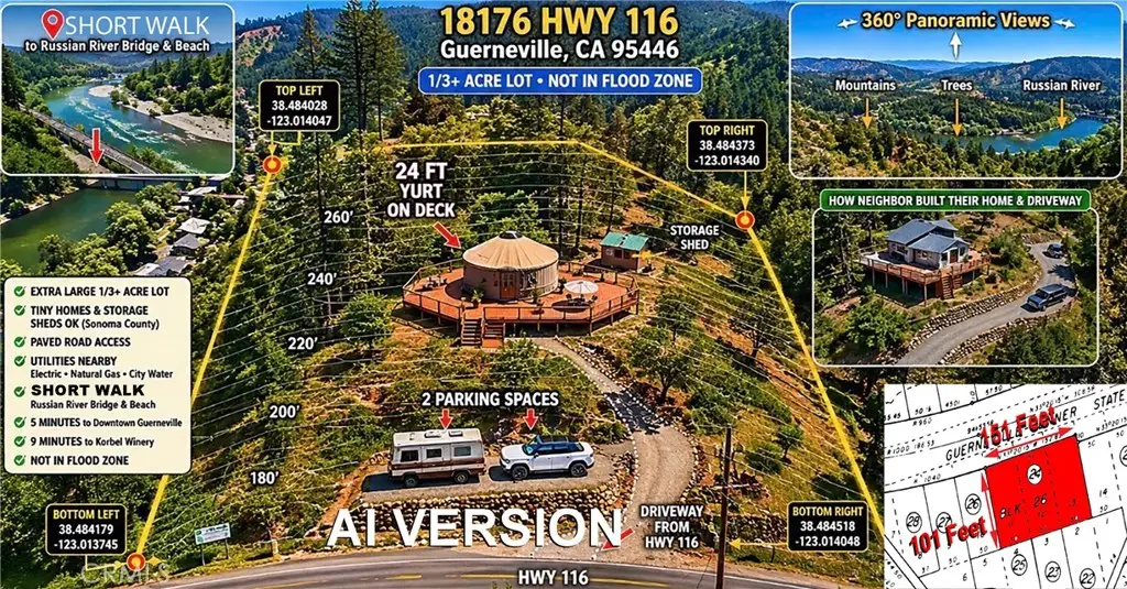 18176 Hwy 116, Guerneville, CA 95446 - #1