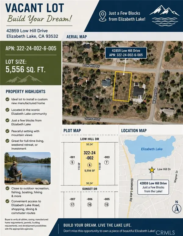 42859 Low Hill Drive, Lake Elizabeth, CA 93532