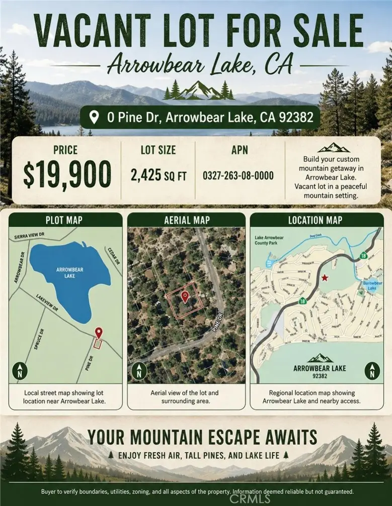 0 Pine, Running Springs, CA 92382 - #1