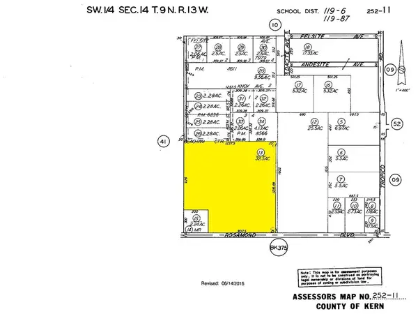 60 St. West & Rosamond Boulevard, Rosamond, CA 93560