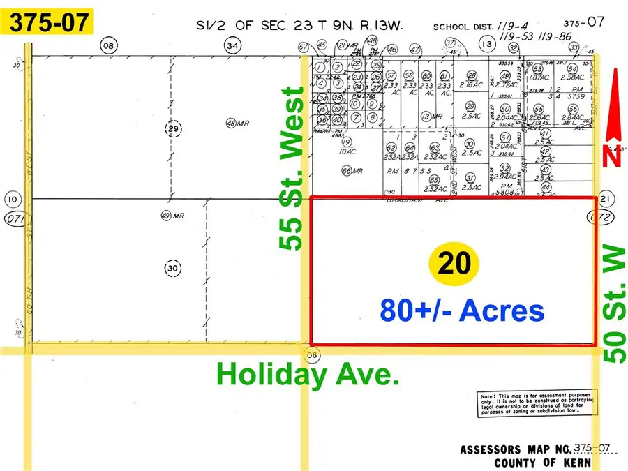 50 Street W To 55 Street West On Holiday Avenue, Rosamond, CA 93560 - Image #2