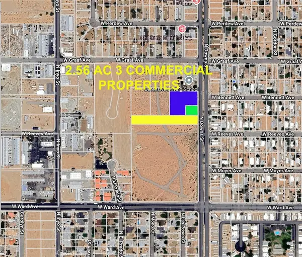 0 3 Commercial Properties N. Downs Street, Ridgecrest, CA 93555