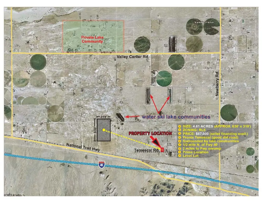 0 Tujunga Ave. & Temescal St., Newberry Springs, CA 92365 - Image #1