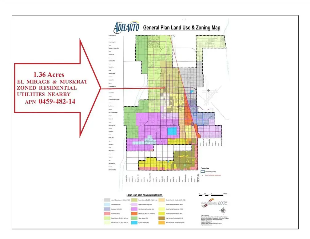 0 El Mirage & Muskrat 1.36acres Road, Adelanto, CA 92301 - #1