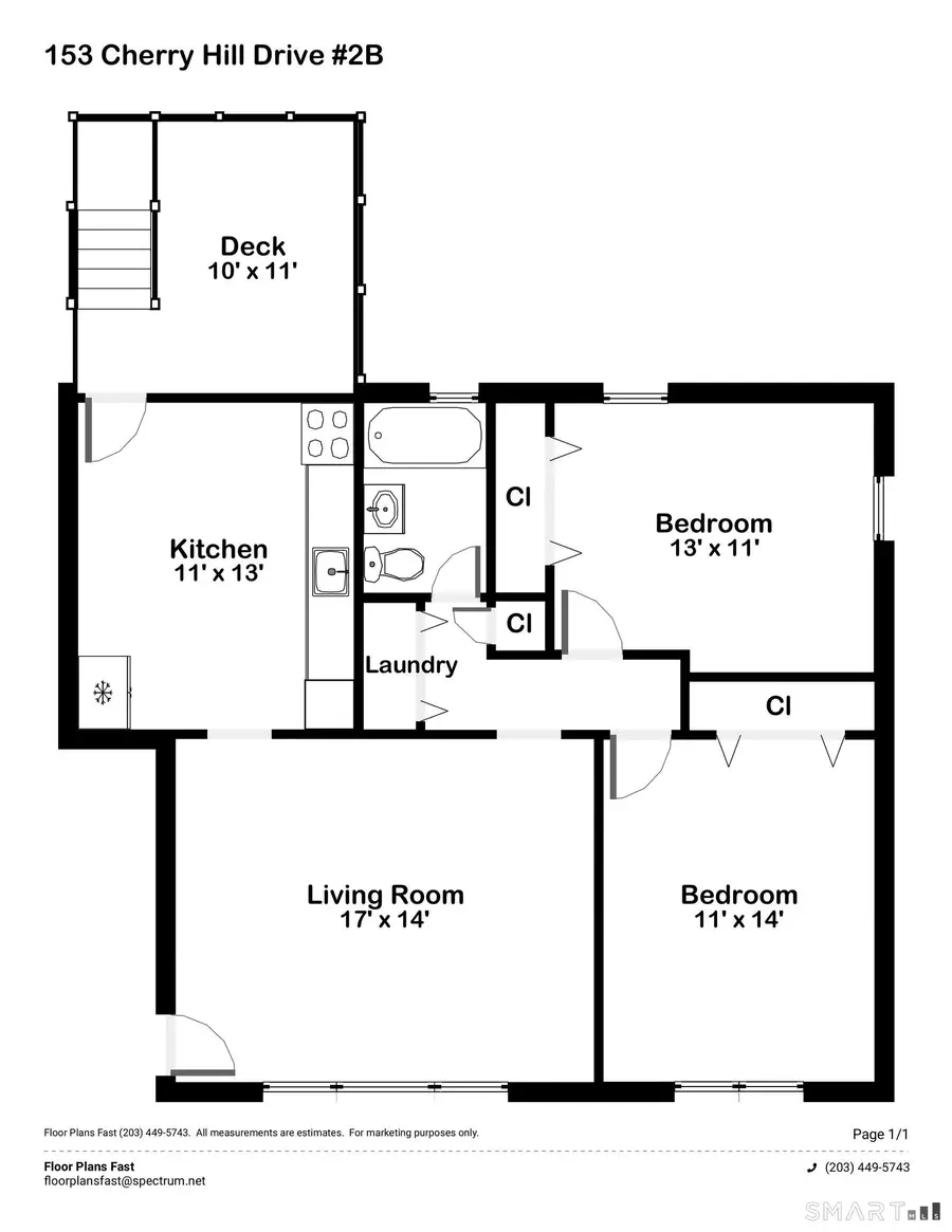 153 Cherry Hill Drive #2B, Bridgeport, CT 06606 - Image #3