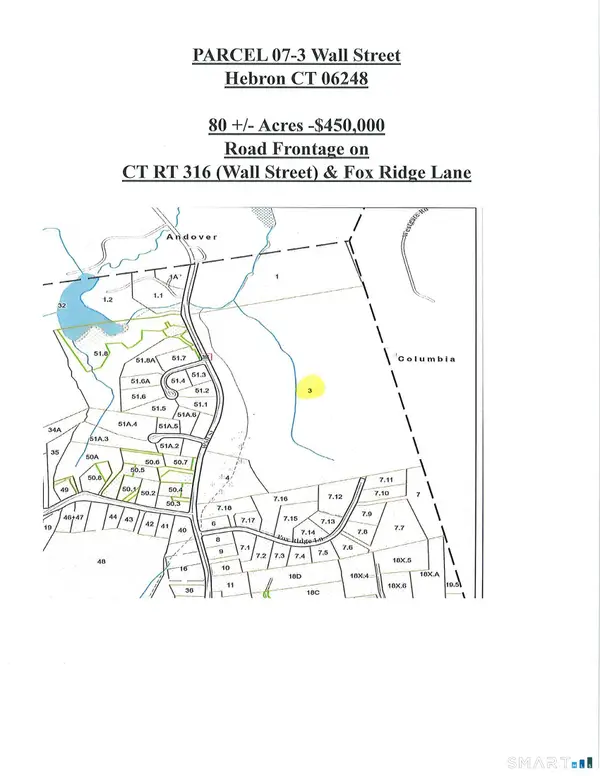 Parcel 07-3 Wall Street, Hebron, CT 06248