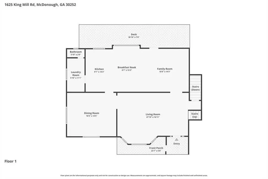 1625 King Mill Road, McDonough, GA 30252 - #3