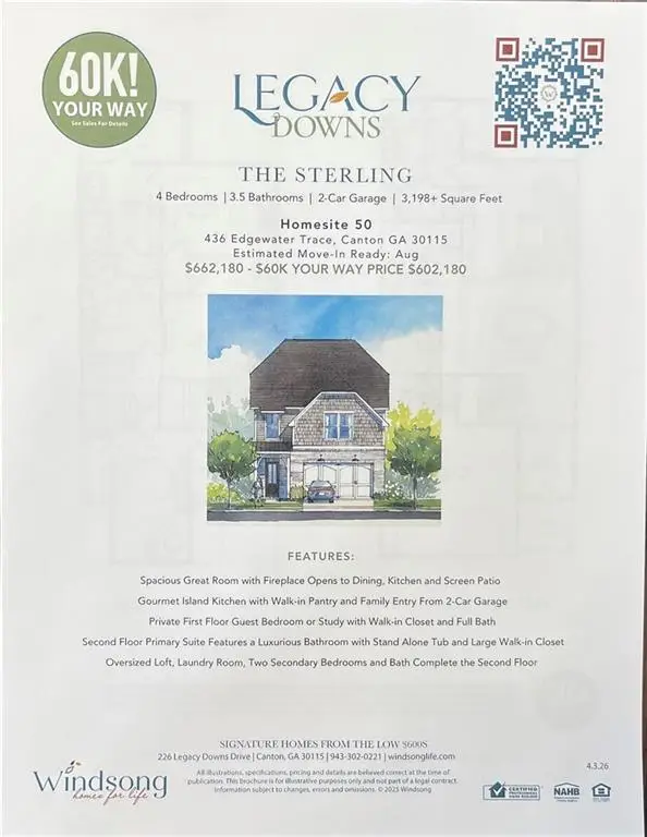 436 Edgewater Chase, Canton, GA 30115