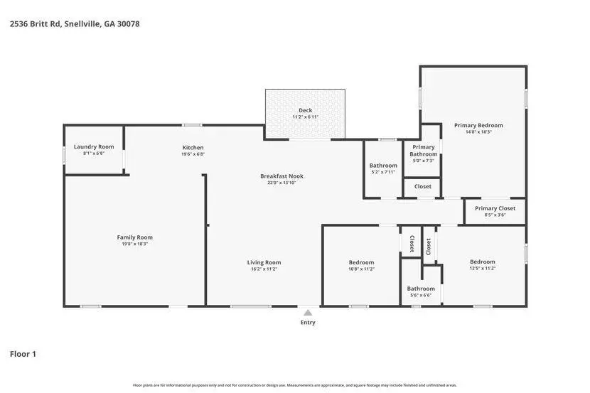 2536 Britt Road, Snellville, GA 30078 - #2