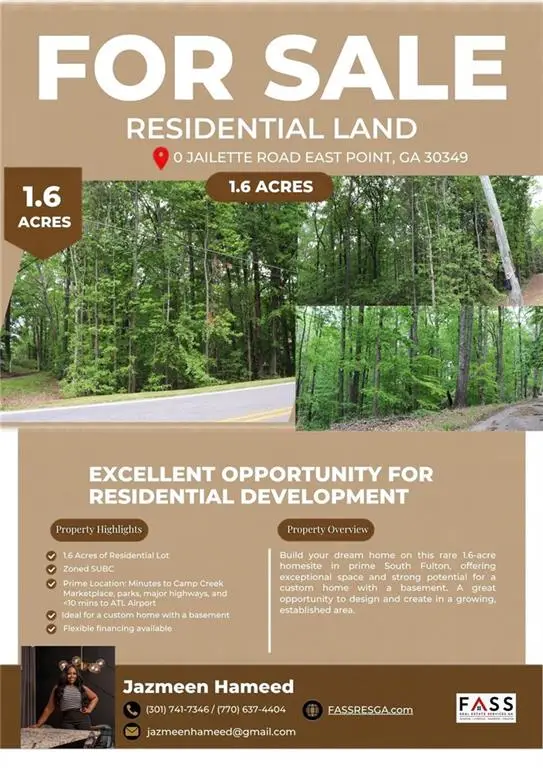 0 Jailette Road, South Fulton, GA 30349